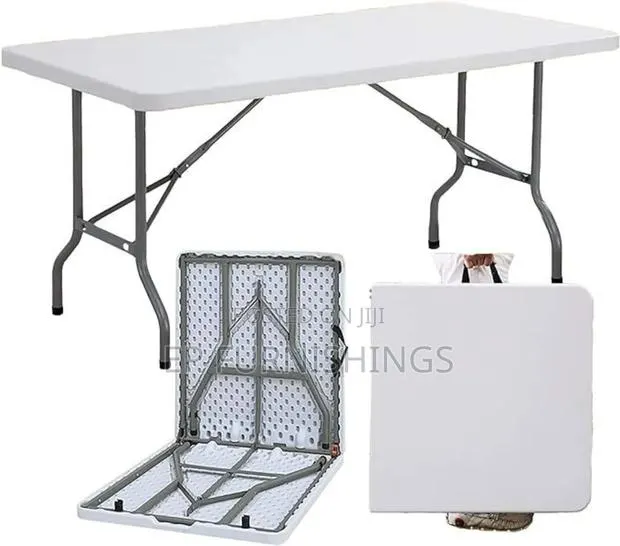 Foldable White Table (8 Seater) · Photo 1