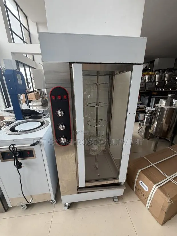 Commericla Gas Vertical Chicken Rotisserie 24 Chickens · Photo 1