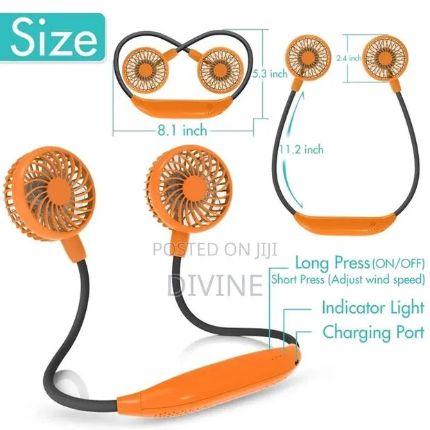 Neck Destop Mini Fan · Photo 1