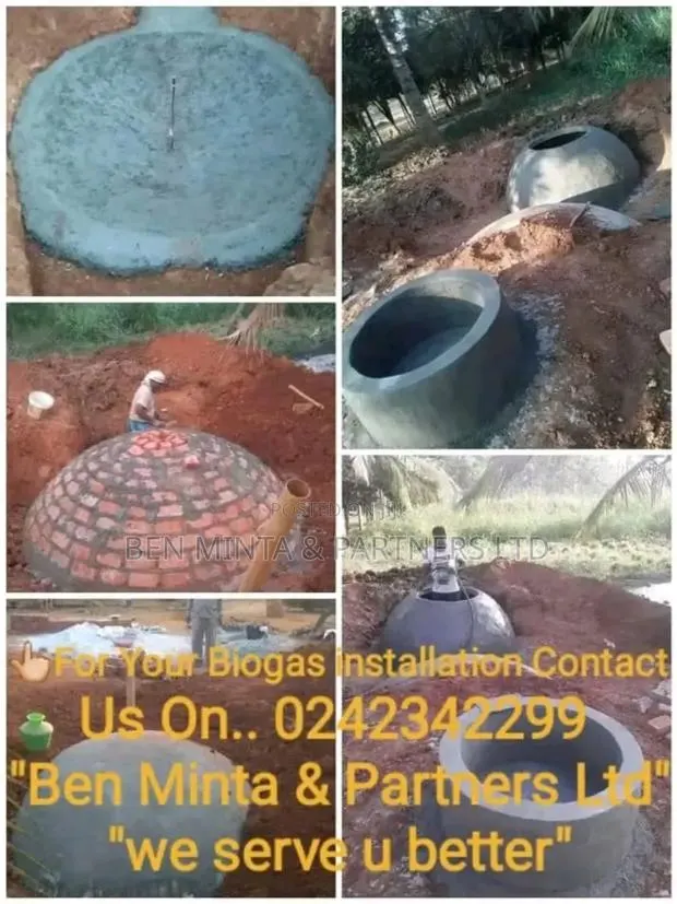 Biogas Digester Installation · Photo 1
