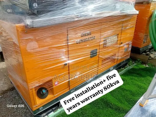 80kva Safe and Sound Operational Generator Perkins 80kva · Photo 1