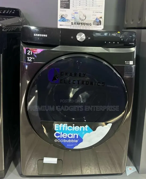 21/12kg Front Load Washer / Dryer Combo With Ecobubble Technology · Photo 1