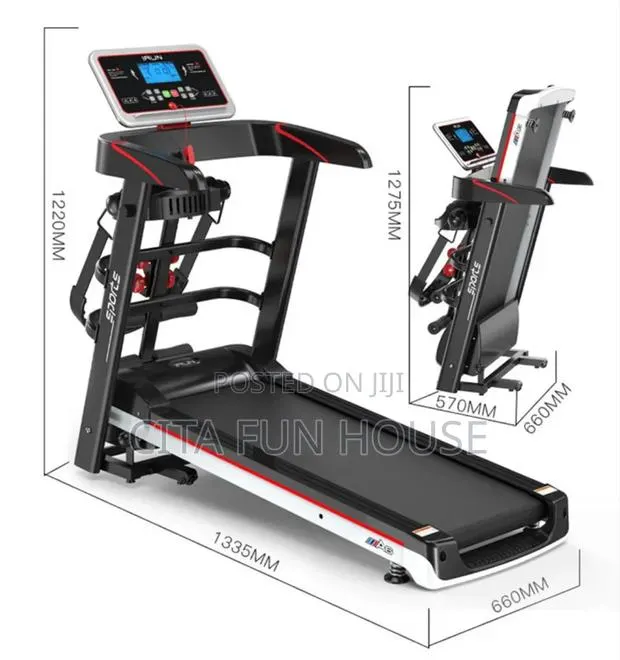 Foldable Multi-Function Treadmill Masager, Belt Mp3, Usb · Photo 1