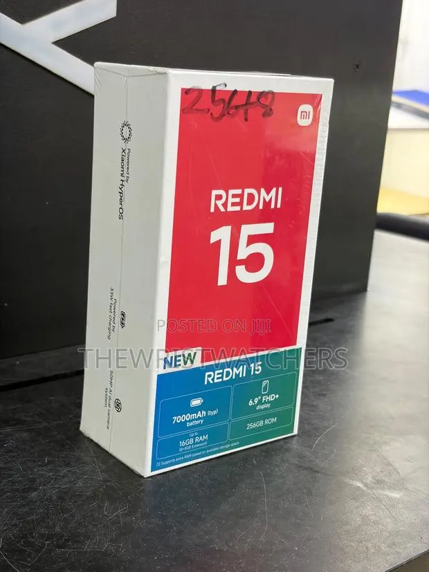New Xiaomi Redmi 15 256 GB Black · Photo 1