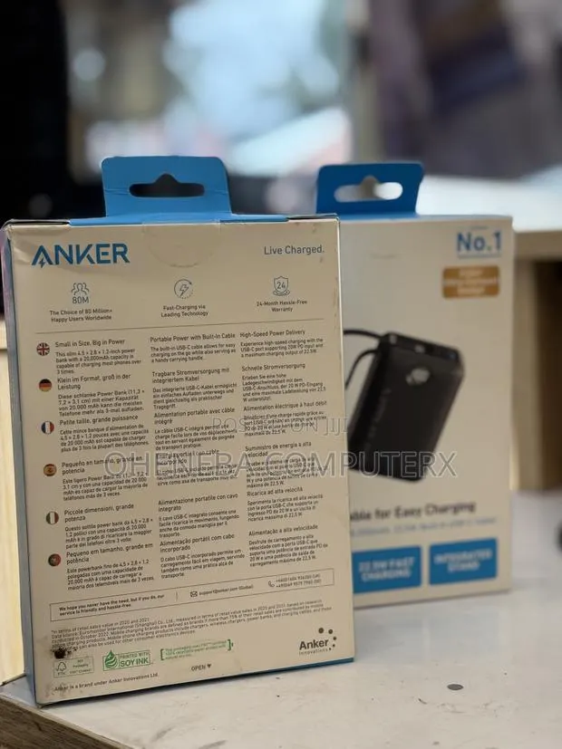 Anker Power Bank, 22.5w High-Speed Charging Portable · Photo 4