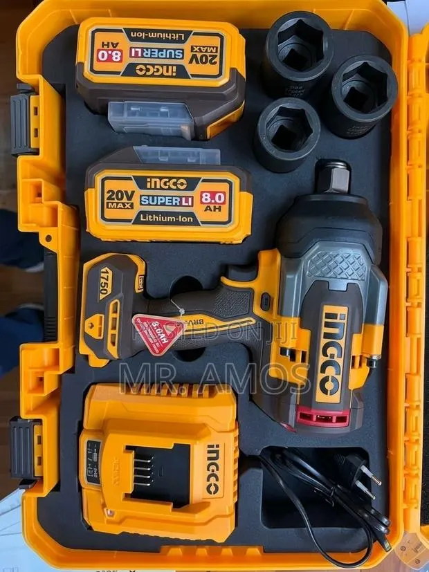 1750 Cordless Impact Wrench With 2x 8.0Ah Batteries - CIWLI20175 · Photo 1