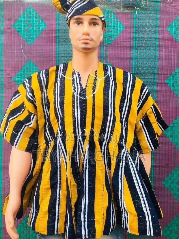 Original Handmade Ghanaian Traditional Fugu, Batakali, Smock · Photo 1