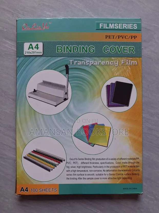 A4 PVC Binding Cover (Green) · Photo 2