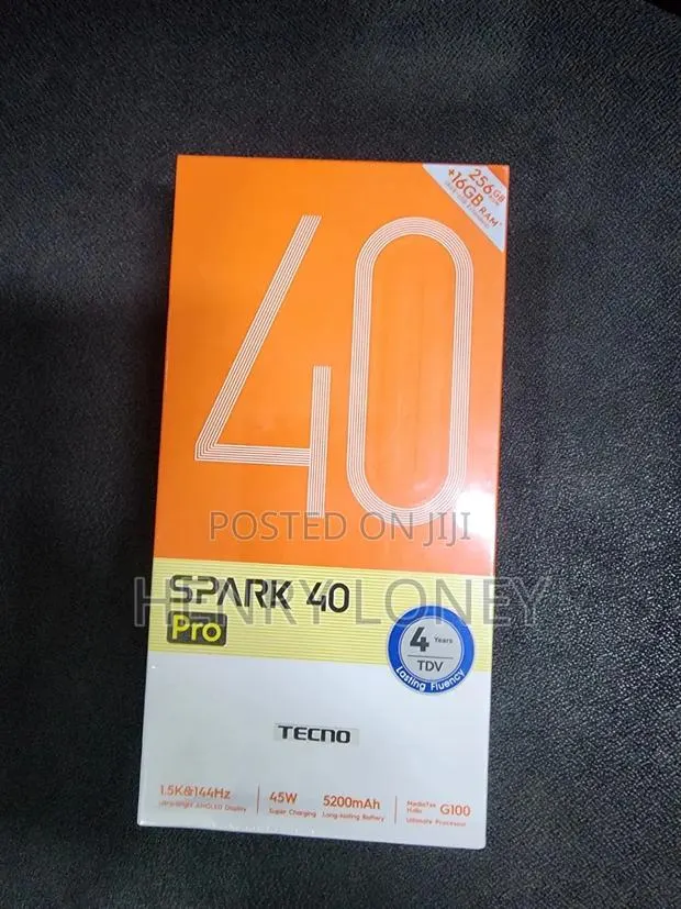 New Tecno Spark 40 Pro 256 GB · Photo 1