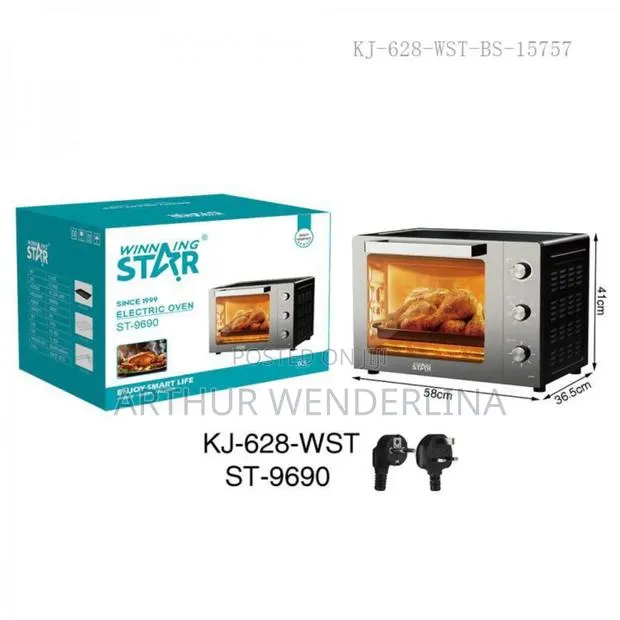 60liters Electric Oven AC220-240V 1900w/ Rotisserie/ · Photo 1