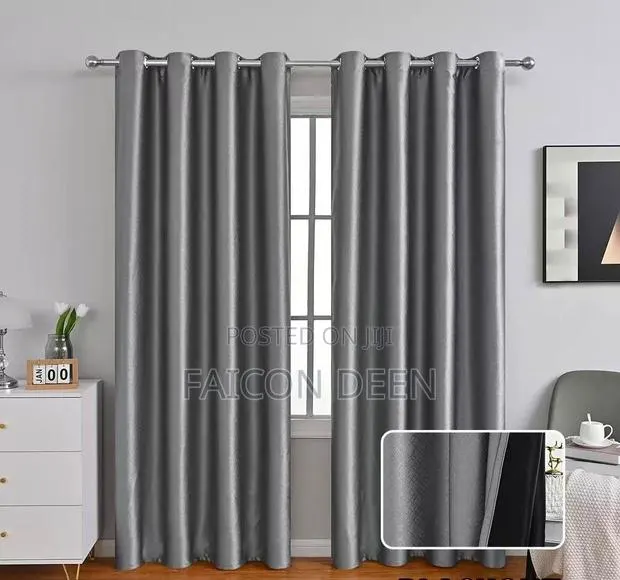 Premium Heat Reduction ;Top Notch Thick Total Black Out Curtains · Photo 1