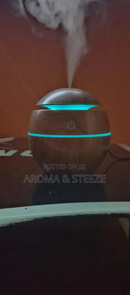 Ultrasonic Aroma Humidifier +Essential Oil · Photo 1