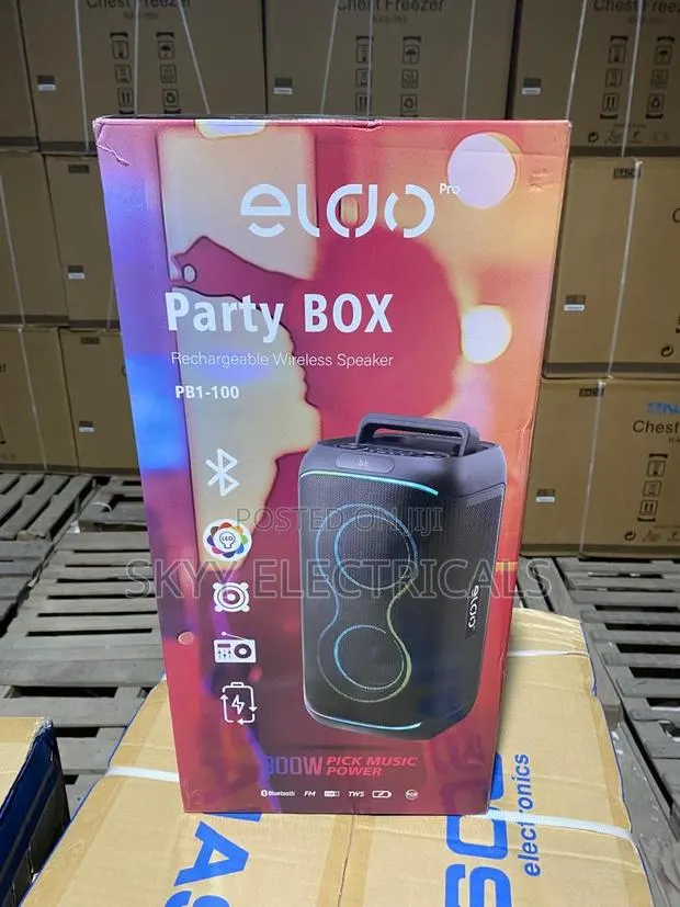Pb1-100 Eldo 300w Wireless Rechargeable Party Box Speaker · Photo 1
