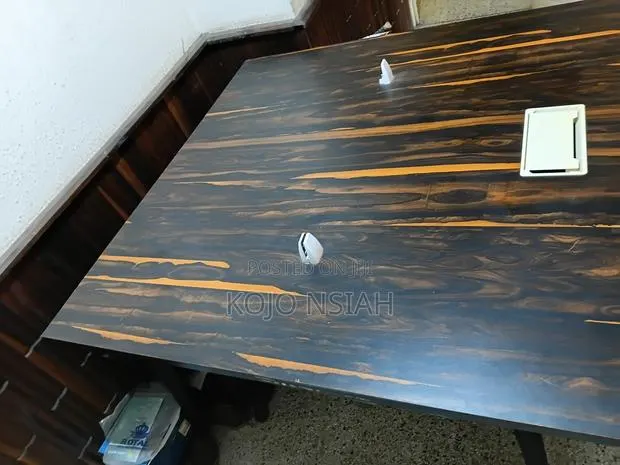 Office Desk With Cabinet and Drawer on Both Sides · Photo 1