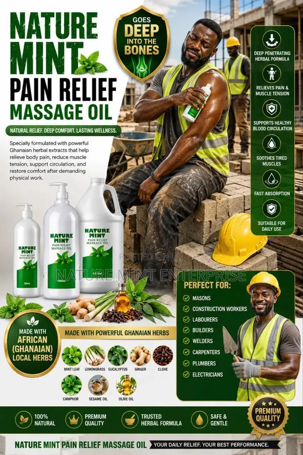 Nature Mint Pains Relief Massage Oil · Photo 1