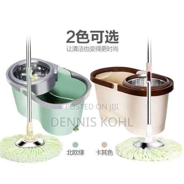 Rotary Mop One Dragging Clean New Dry and Wet Dual-Purpose Bucket · Photo 1