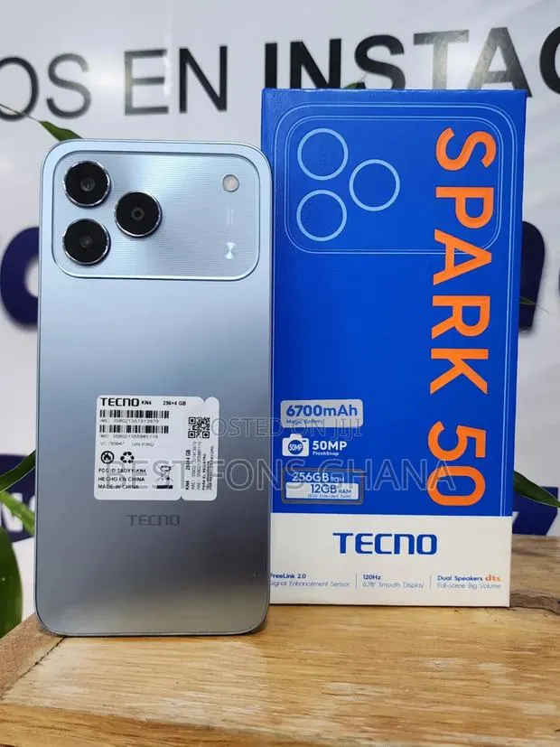 New Tecno Spark 50 128 GB Silver · Photo 1