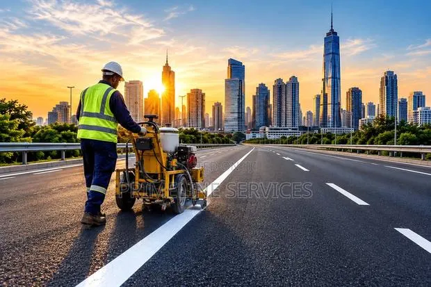 Professional Road Line Marking Services · Photo 1