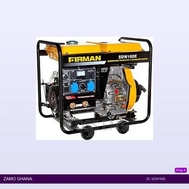 Welding Generator Diesel 3kw - 180 a - Sdw180e · Photo 1