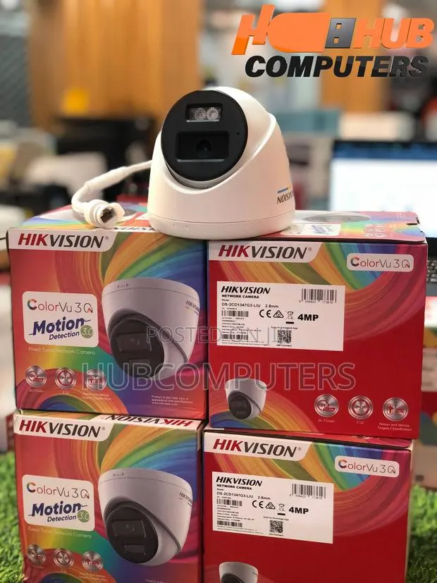 Hikvision DS-2CD1347G3-LIU 4mp ColorVu 3.0 Turret IP Camera · Photo 1