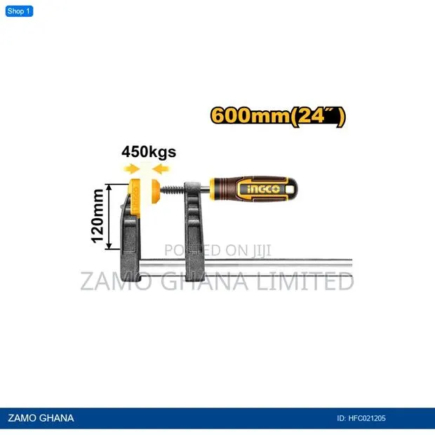 F Clamp With Plastic - Hfc021205 · Photo 1