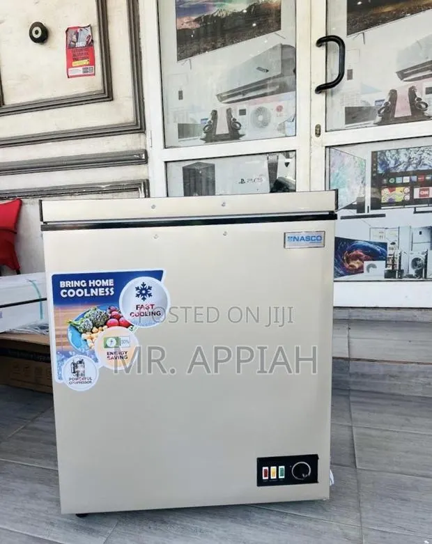Super Affordable Nasco Single Door Chest Freezer(Nas-175fl)Gold · Photo 1