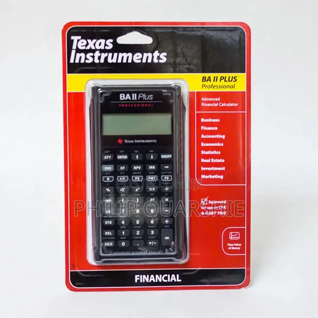 Calculator Texas Instruments Baii Plus Professional · Photo 1