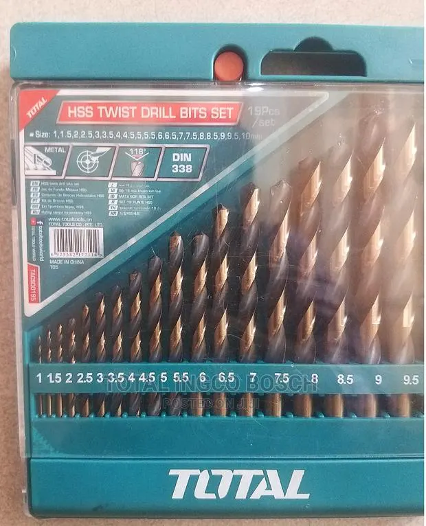 Total HSS Twist Drill Bit Set · Photo 1