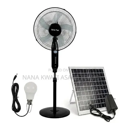 Quality Solar Rechargeable Fans · Photo 1