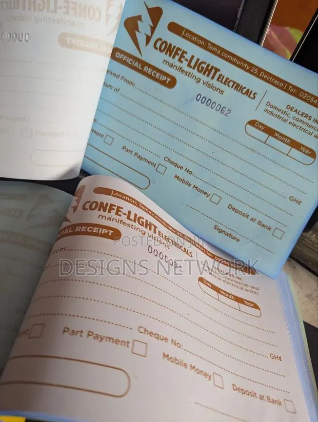 Company Receipt Book Printing · Photo 1