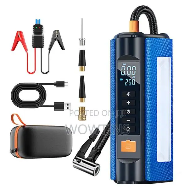 Tire Air Compressor and Jump Starter · Photo 1