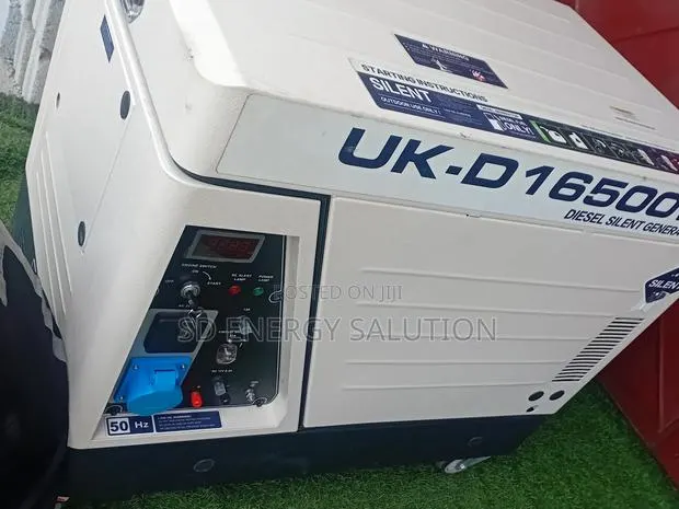Original Uk. Diesel Generator 16500w Silent Generator · Photo 1