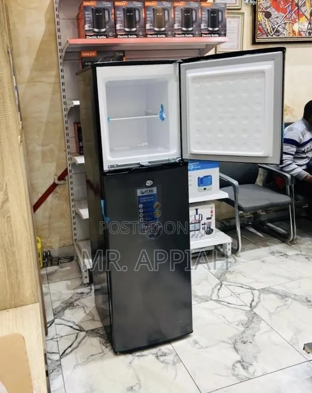 Effortless Affordable Pearl Double Door Fridge(Pf-262tix)Dark Gray. · Photo 1