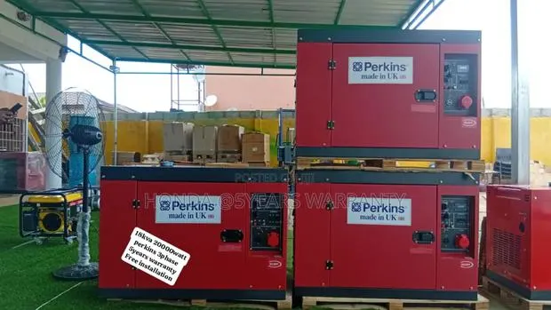 Sparking New Energy Solution Perkins Generator 18kva 3phase · Photo 1