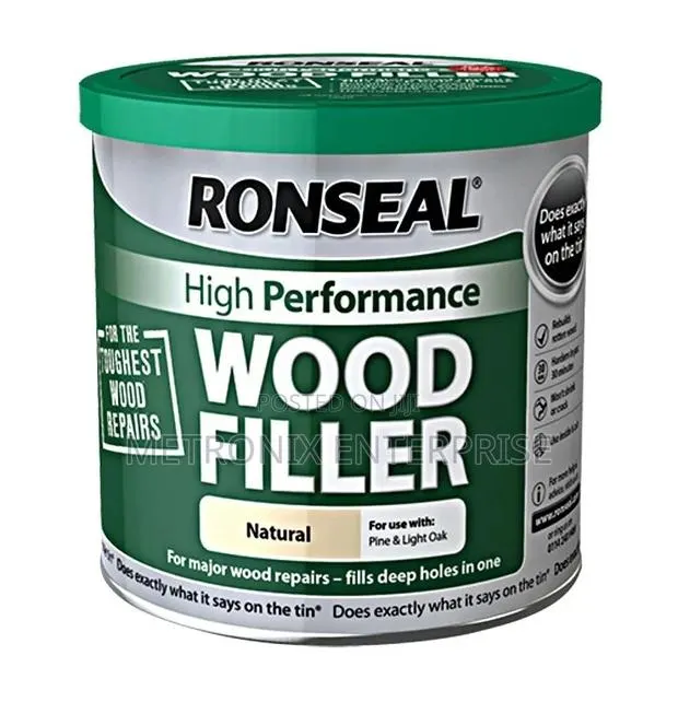 Wood Filler,Ronseal High Performance (550g Natural) · Photo 1