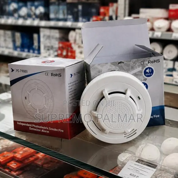 PC-718111 Battery Smoke Detector Alarm – Photoelectric Fire Alarm · Photo 1