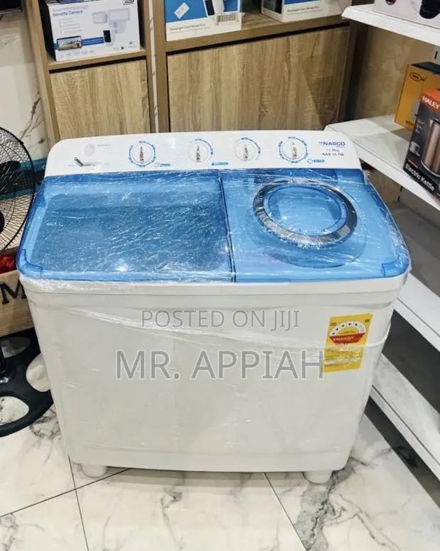 Extremely Affordable Nasco 15kg Semi-Auto Washing Machine(Spin Dry) · Photo 1