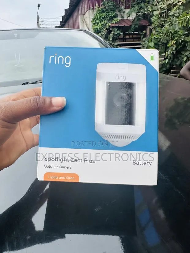 Limited Stock Ring Doorbell Cam Plus Spotlight · Photo 1