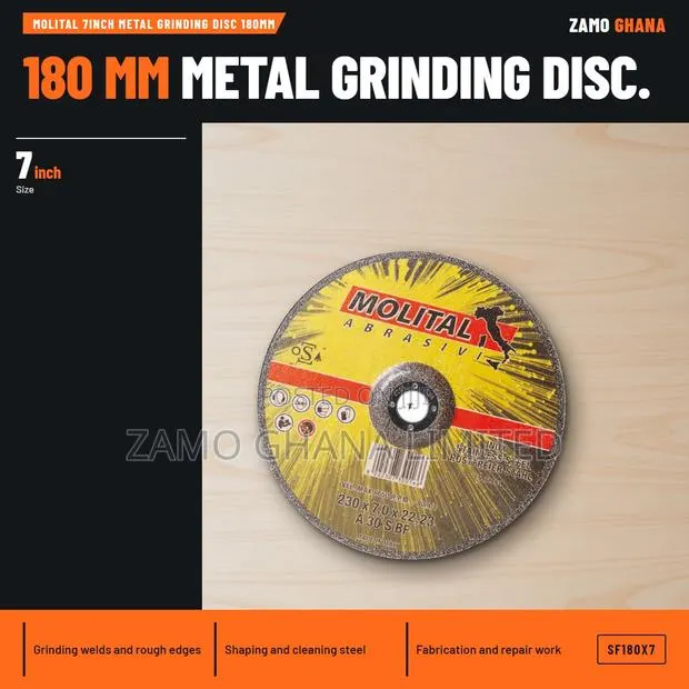 Molital 7Inch Metal Grinding Disc 180Mm - SF180X7 · Photo 1