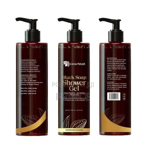 African Traditional Blacksoap Shower Gel · Photo 1