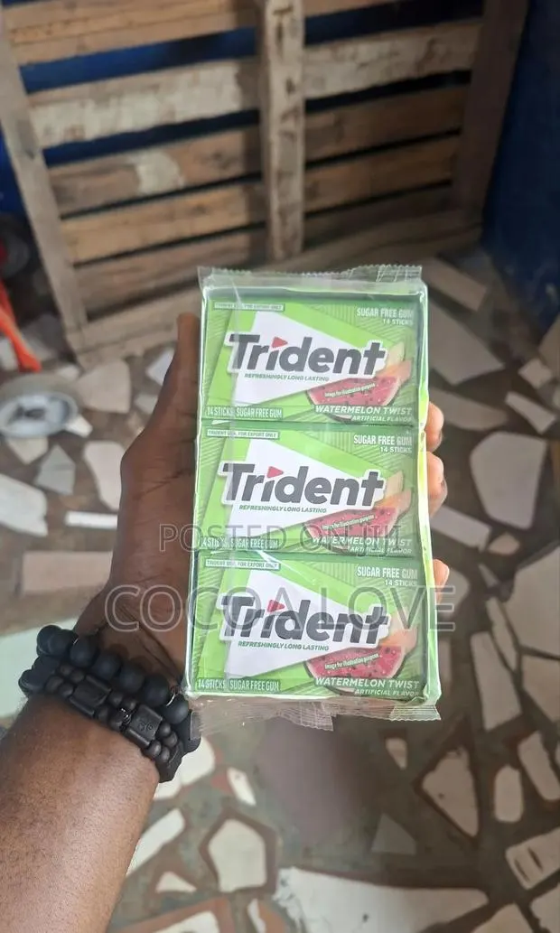 Trident Watermelon Sugar Free Chewing Gum · Photo 1