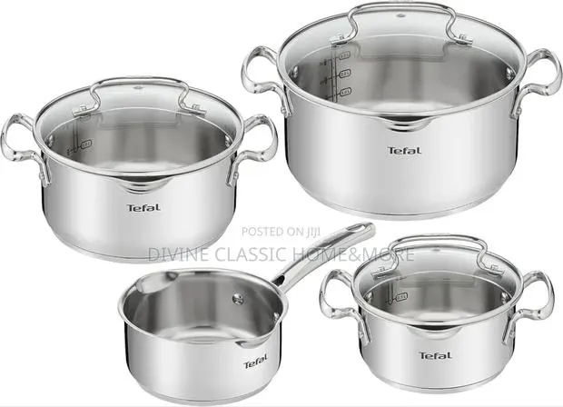 Tefal 7pcs Stainless Steel Cookware Set · Photo 1