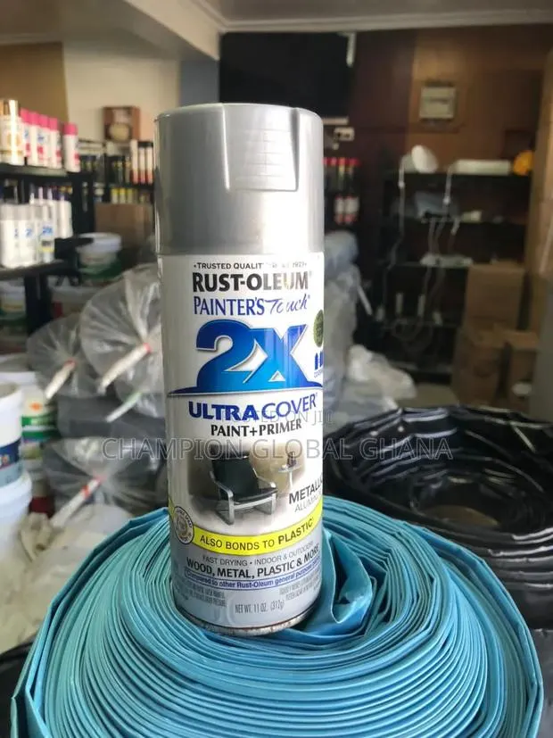 Rust-Oleum 2x Paint and Primer Metallic Aluminium · Photo 1