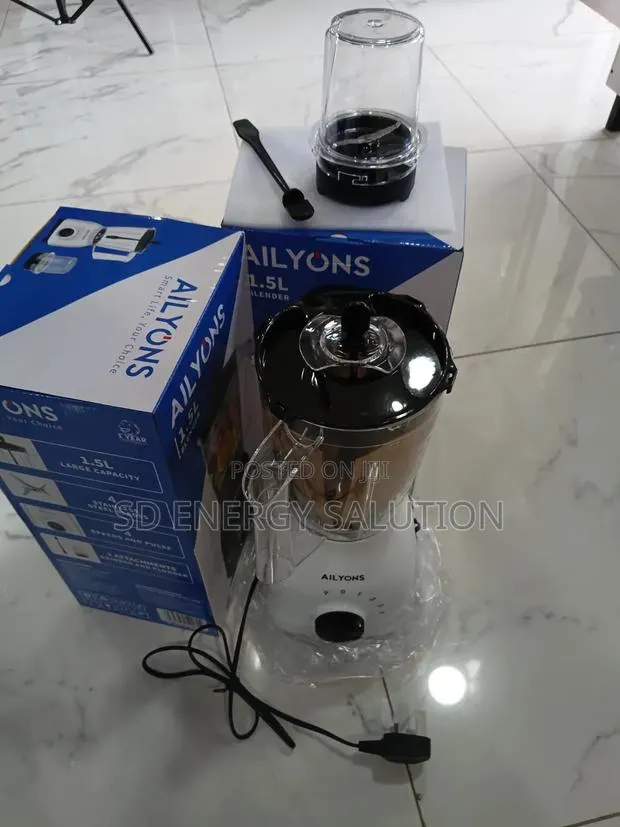 Ailyons Powerful 1.5L Blender -4 Speed,Non-Slip,Safety Lock · Photo 1