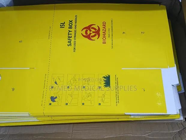 Safety Box or Sharp Box, Ent Propulse Irrigator and Other Consumables · Photo 1
