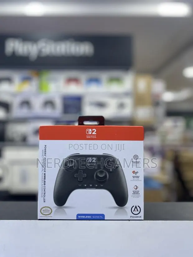 Nintendo Switch 2 Power a Black Wireless Controller Controller · Photo 1