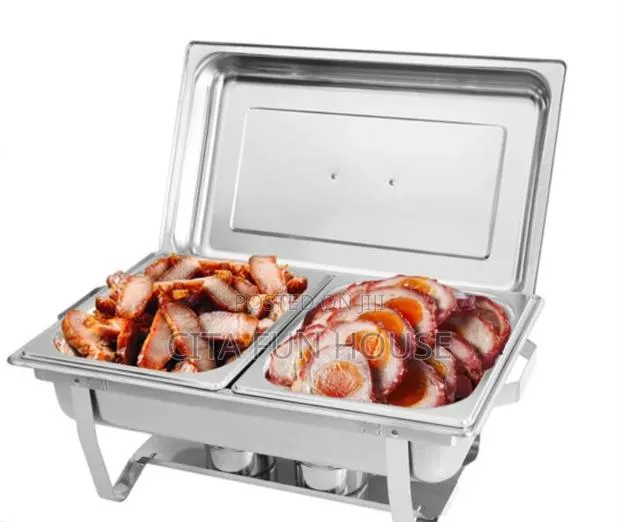 11 Litters 2 In 1 Stainless Steel Chaffing Dish · Photo 1