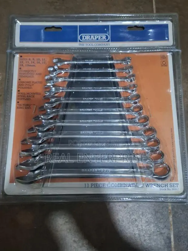 Draper 11-Piece Metric Combination Wrench Spanner Set (8mm - 19mm) · Photo 1
