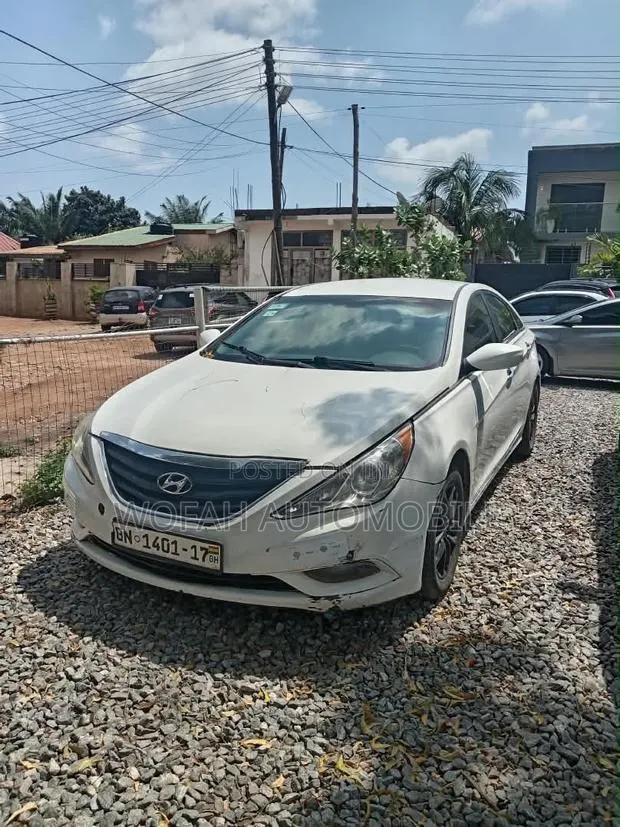 Hyundai Sonata 2015 White · Photo 1