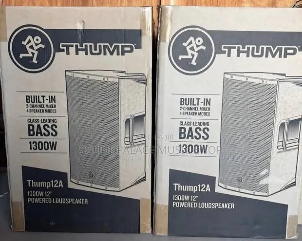 Pair of Mackie Thump12A 1300W 12" Powered Loudspeakers · Photo 1